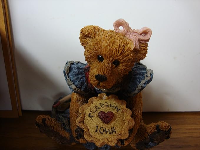 Boyds Bear Resin Clarion Iowa 1995 Figurine Sweetie Pie image 2