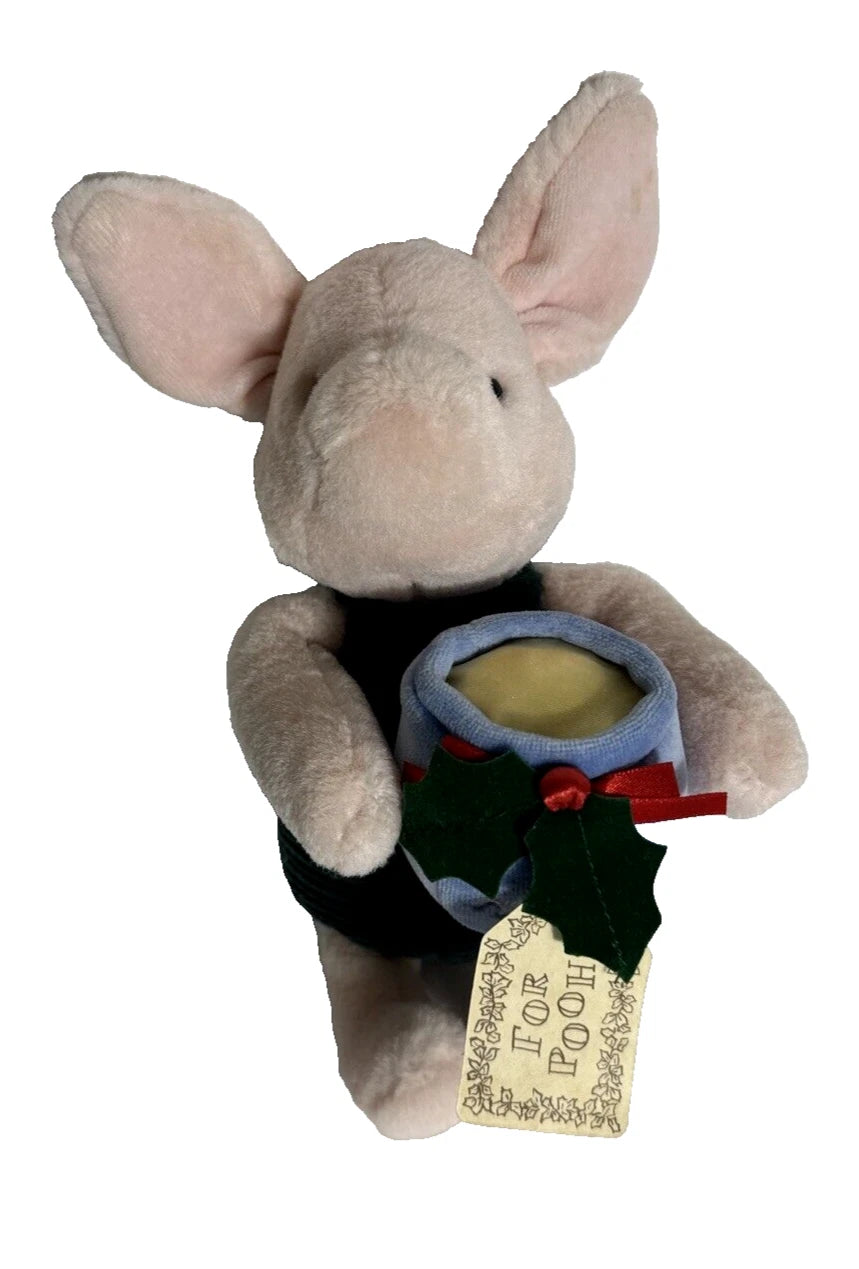 Gund Christmas Plush Piglet with Honey Pot 7963 image 0