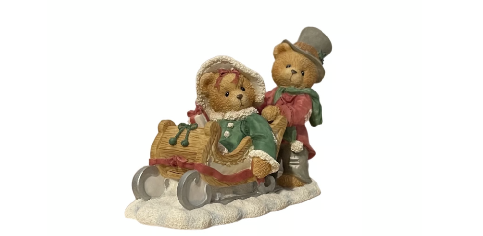 Cherished Teddies Lindsey & Lyndon Walking in a Winter Wonderland image 6