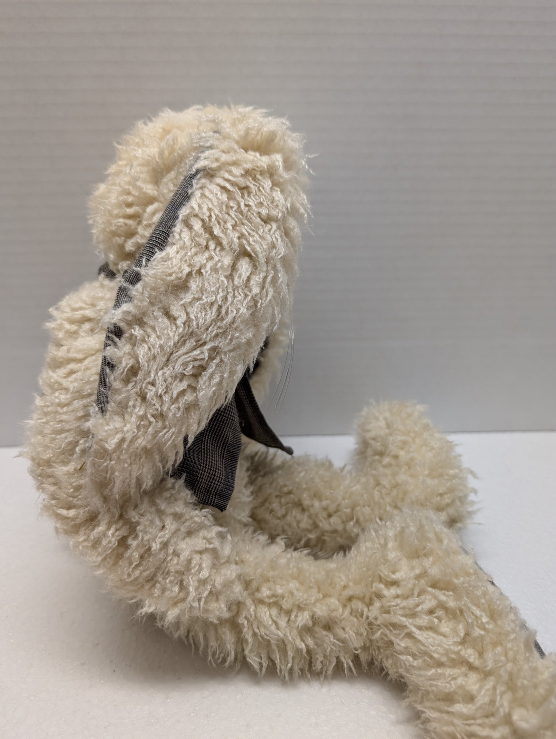 Boyds Hare Zelda Fitzhare White w.plaid ears and paw pads  5241-10 image 5