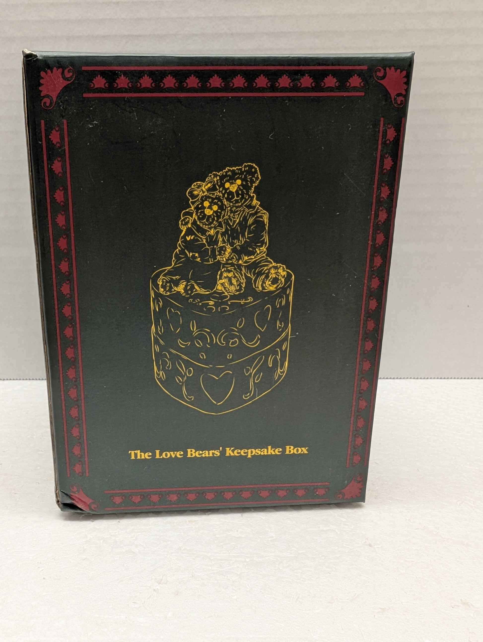 Boyds Bear Resin The Love Bears Keepsake Box 4015215 image 1