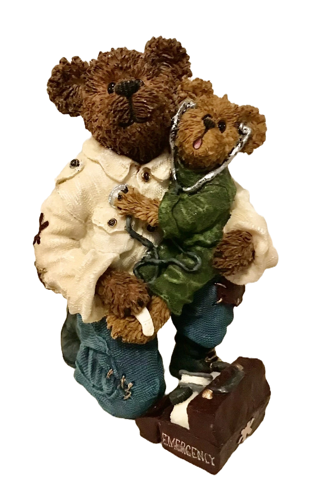 Boyds Bear Resin E.M.T. Bearsley w. Carey 228416 To the Rescue image 1