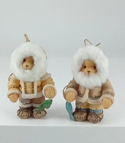 Cherished Teddies Eskimos With Fish 534161 image 0