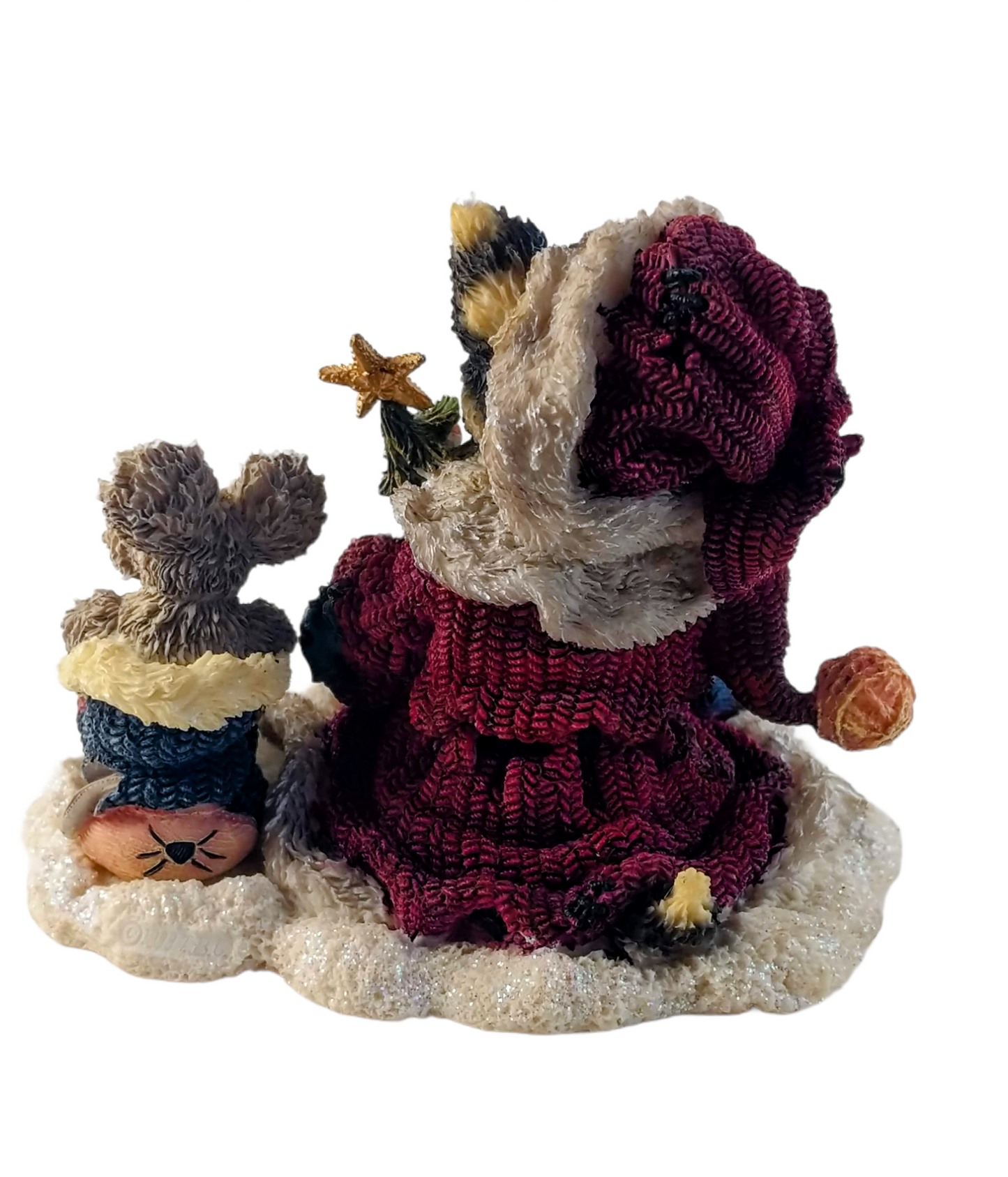 Boyds Purrstone Santa Claws & Nibbles A Purrfect Holiday #371003 image 1