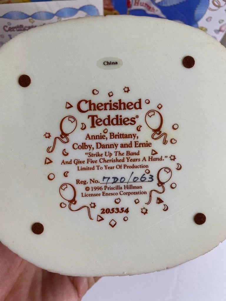 Cherished Teddies Strike Up The Band and Give Five Cherished Years A Hand image 2