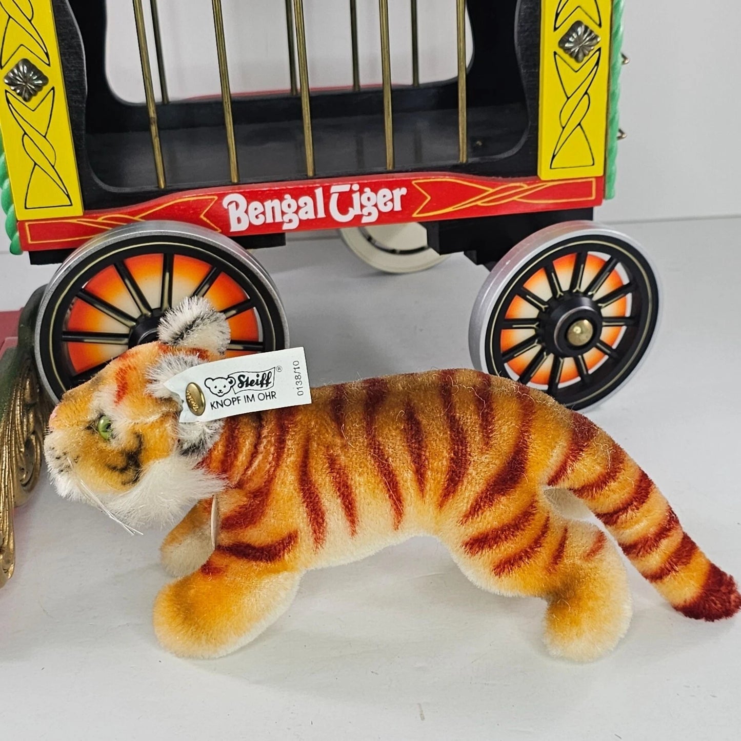 Steiff Bengal Tiger Circus Wagon 1990 image 4