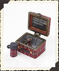 Boyds Treasure Box Kendall's Lunchbox w. Scholar McNibble 392128 image 0