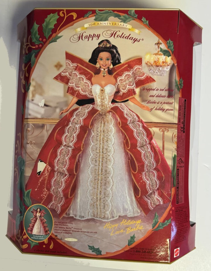 Barbie 10th Anniversary Happy Holidays Collector 17832 image 1