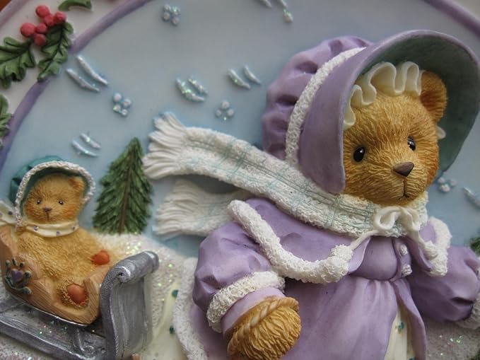 Cherished Teddies Winter Plate 203416 image 3