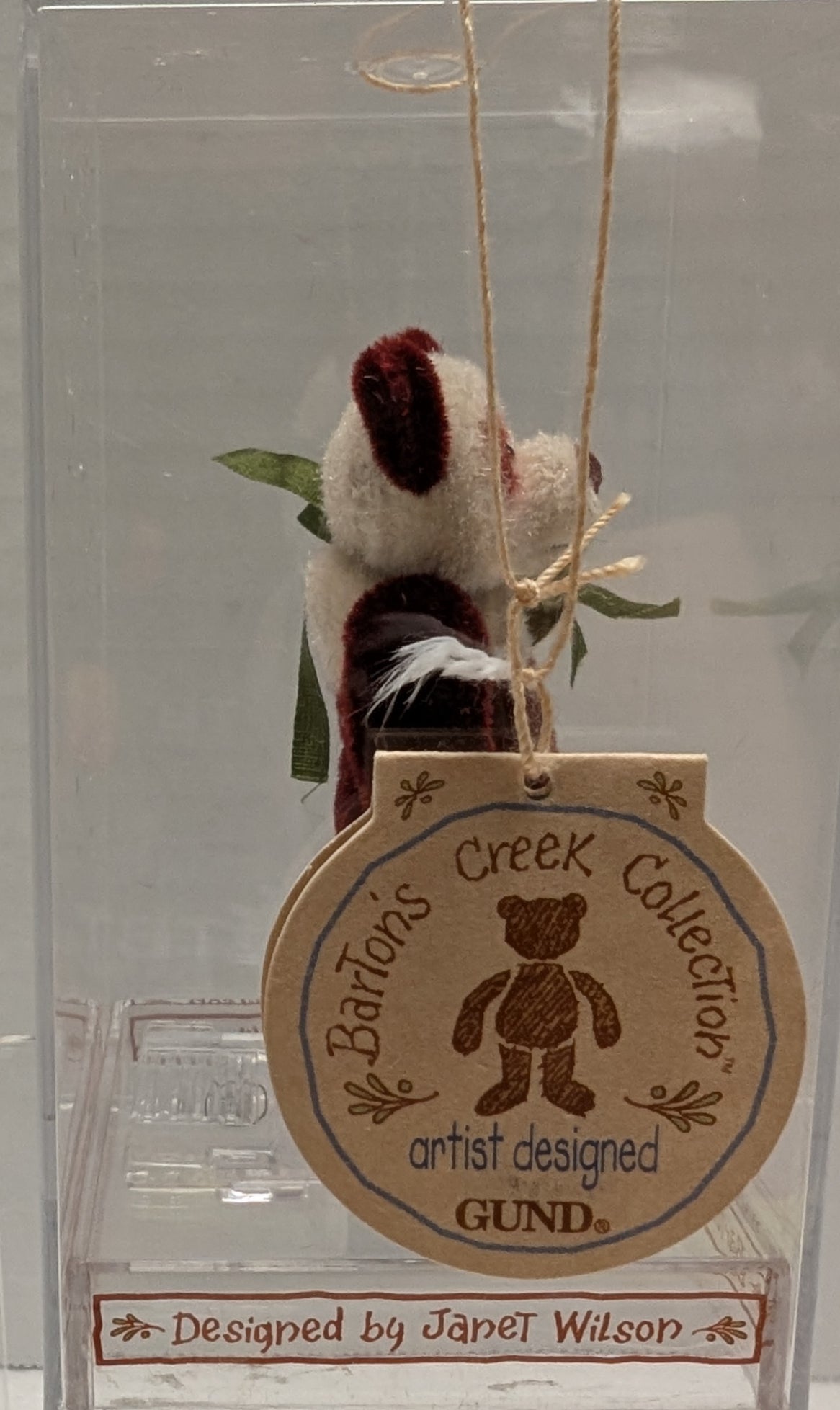 Gund Barton's Creek Collection Miniature Teddy Bear "Hollyday" image 1