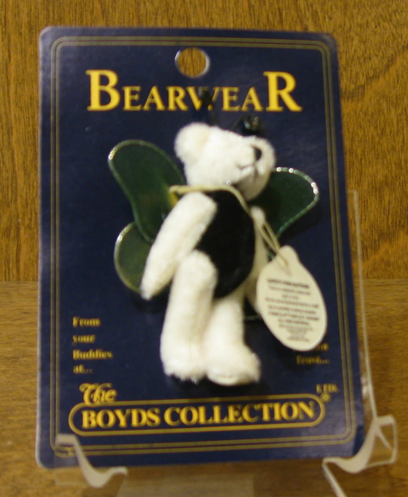 Boyds Pin Bearwear Thistle F. WUZZIE Butterfly Fabric Pin  599912-07 image 3