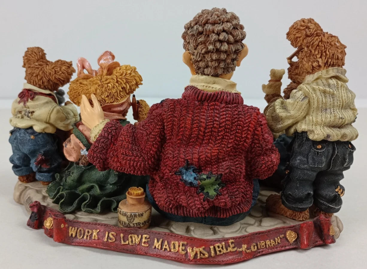 Boyds Bear Resin The Head Bean 227803 image 5