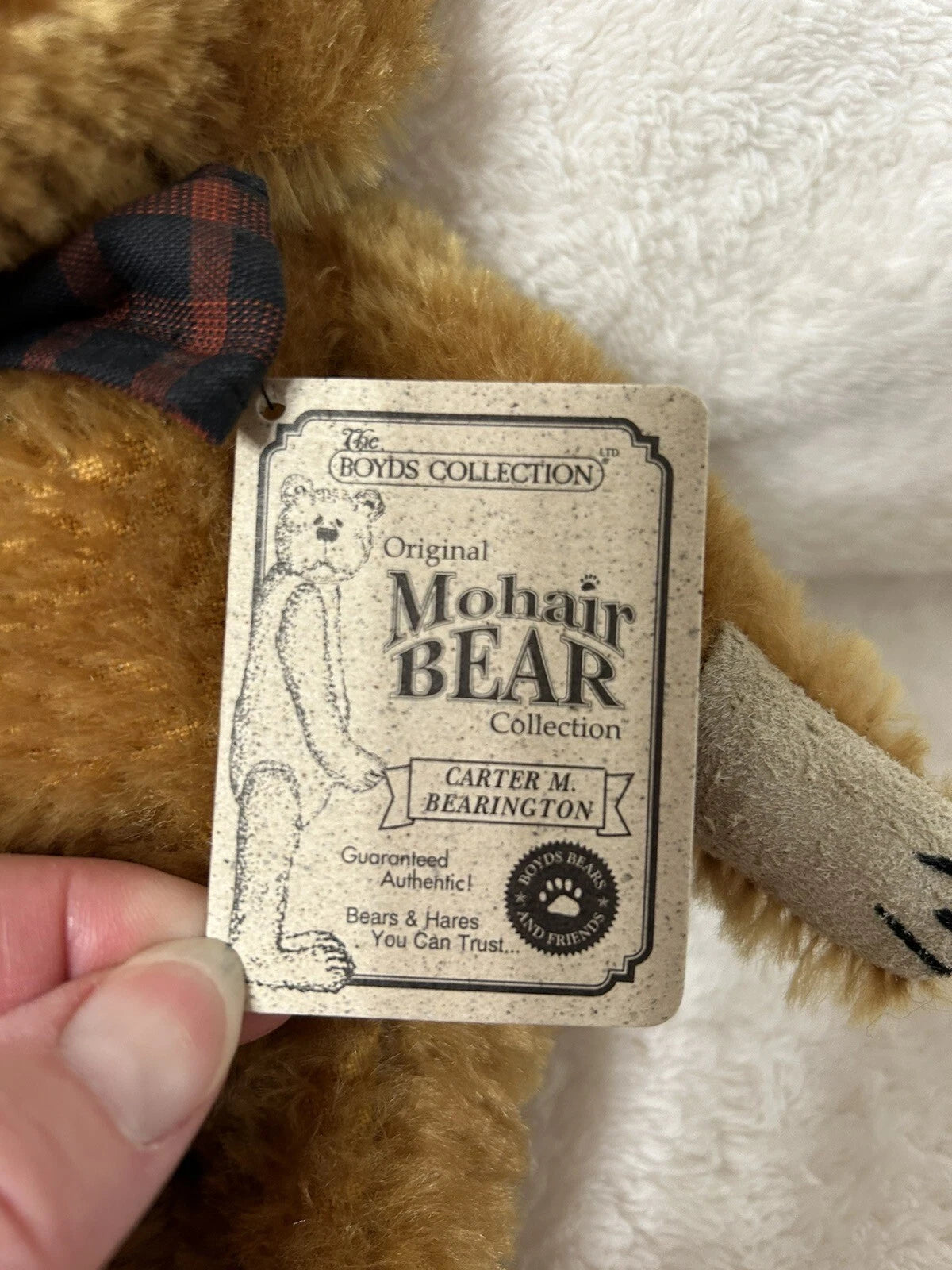 Boyds Mohair Carter 10" 590050-08 image 1