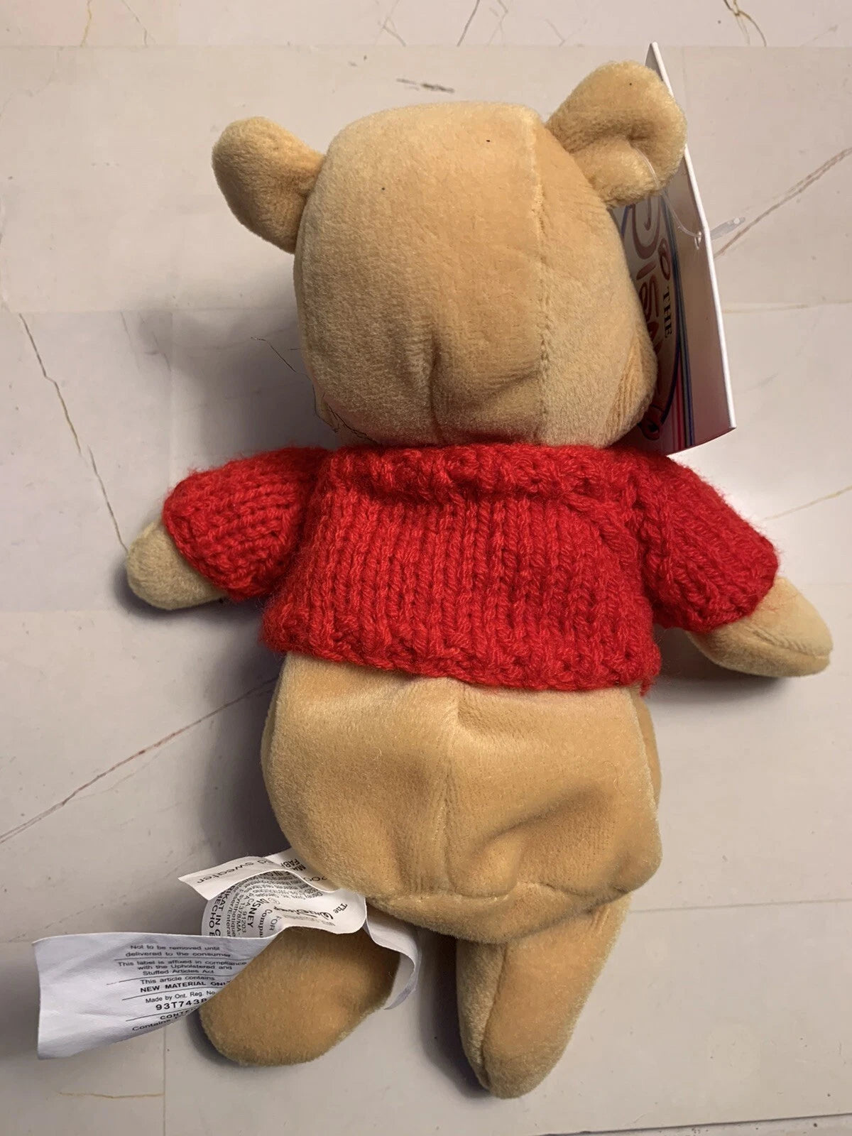 Disney Bean Bag Set Pooh with Red Sweater and Eeyore Cupid image 8