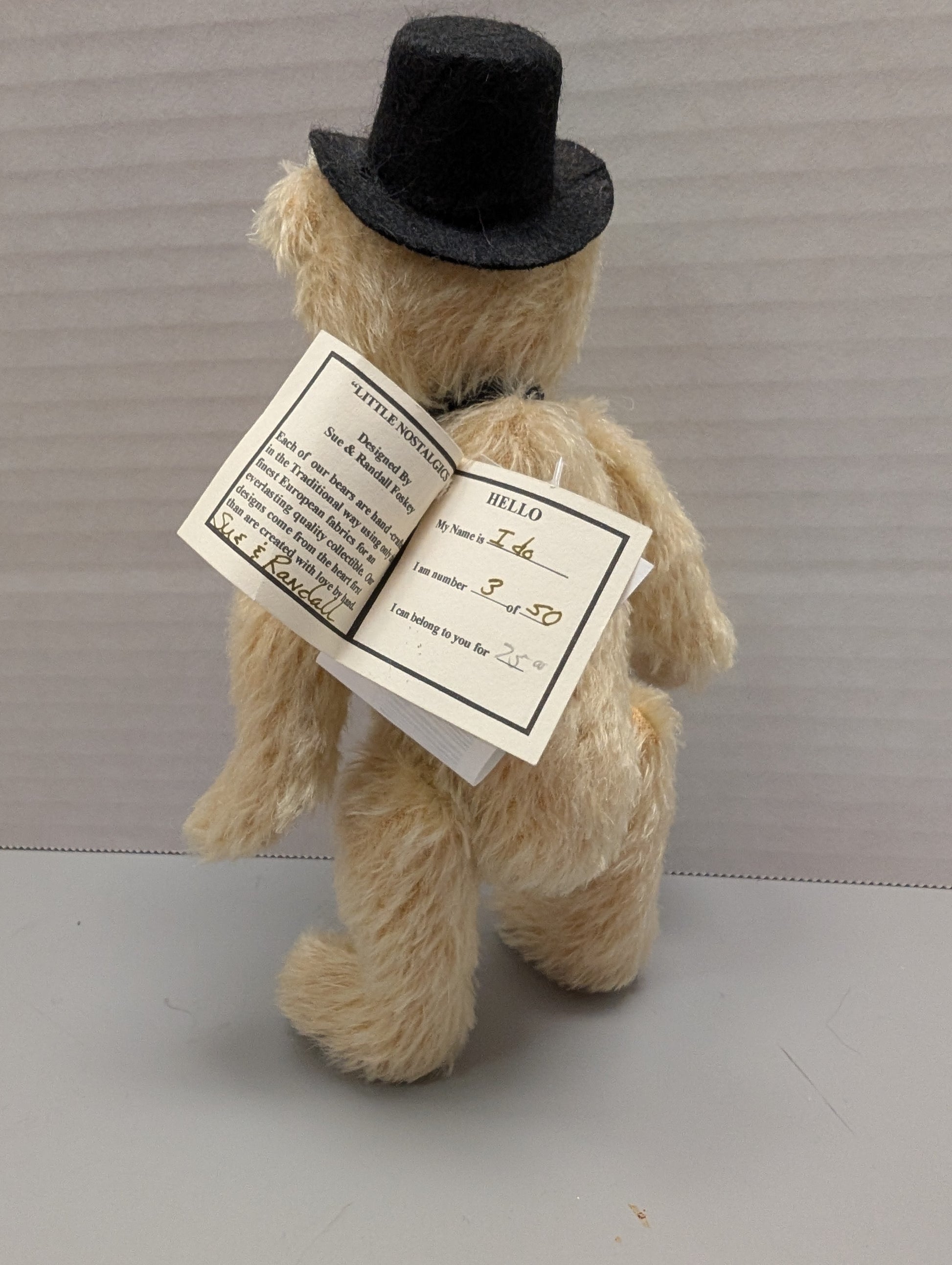 Artist Nostalgic Bear I Do Set 7 by Sue and Randall Foskey image 7