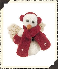 Boyds Pin Bearwear B Burt BundleUp Snowman Fabric Pin 599914 image 0