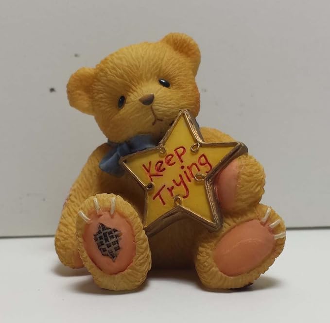 Cherished Teddies Keep Trying Mini Figurine 477419 image 0