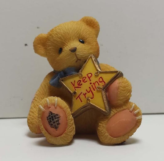 Cherished Teddies Keep Trying Mini Figurine 477419 image 0