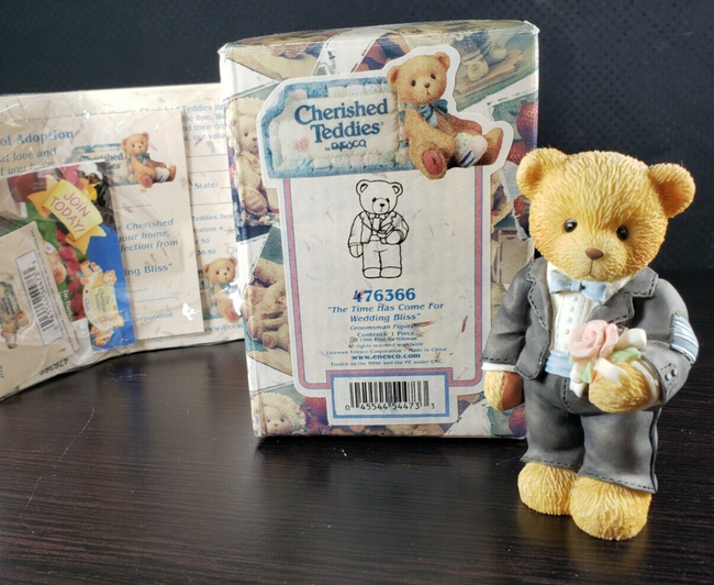 Cherished Teddies A Beary Special GroomToBe Figurine 476315 image 4