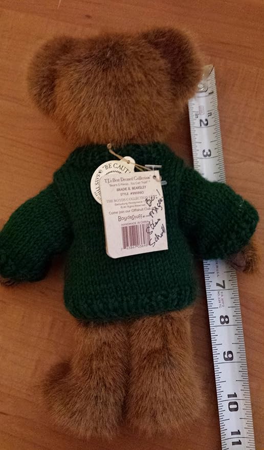 Boyds Bear Plush  Bradie B Bearsley-Clarion 2001  99096CI 10" image 1