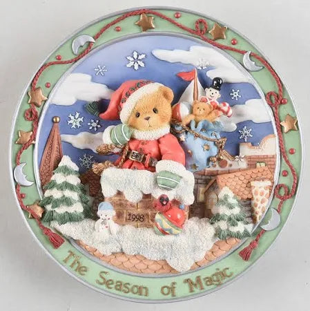Cherished Teddies The Season of Magic Plate 352764 image 0