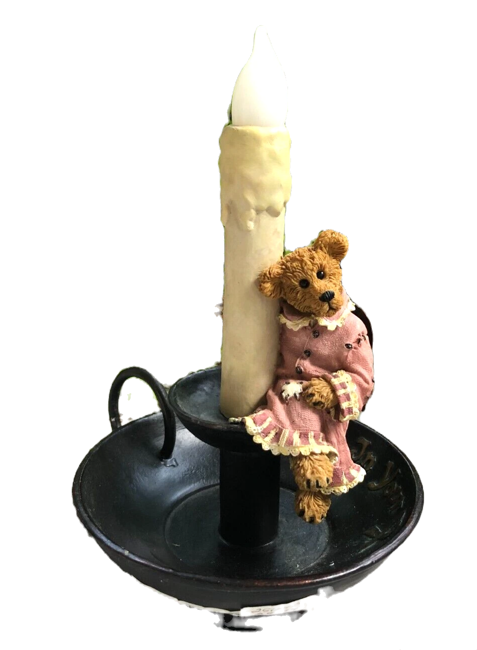 Boyds Bear Resin Susan Angelhope Candle Stick 27626 image 0