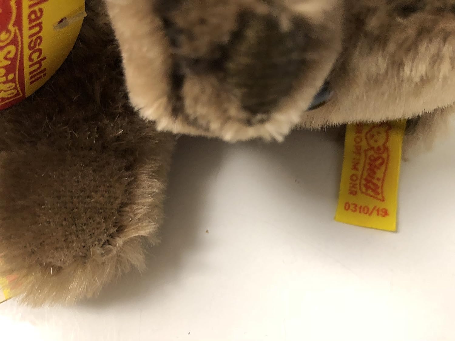 Steiff Mohair Sitting Manschili 0300/19 (Buddha Bear) image 7