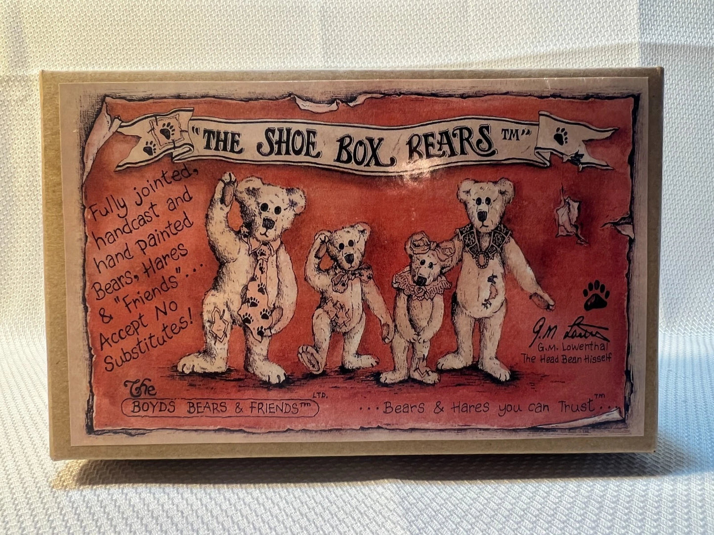 Boyds Shoebox Buzzby Q Bear 3256 image 2
