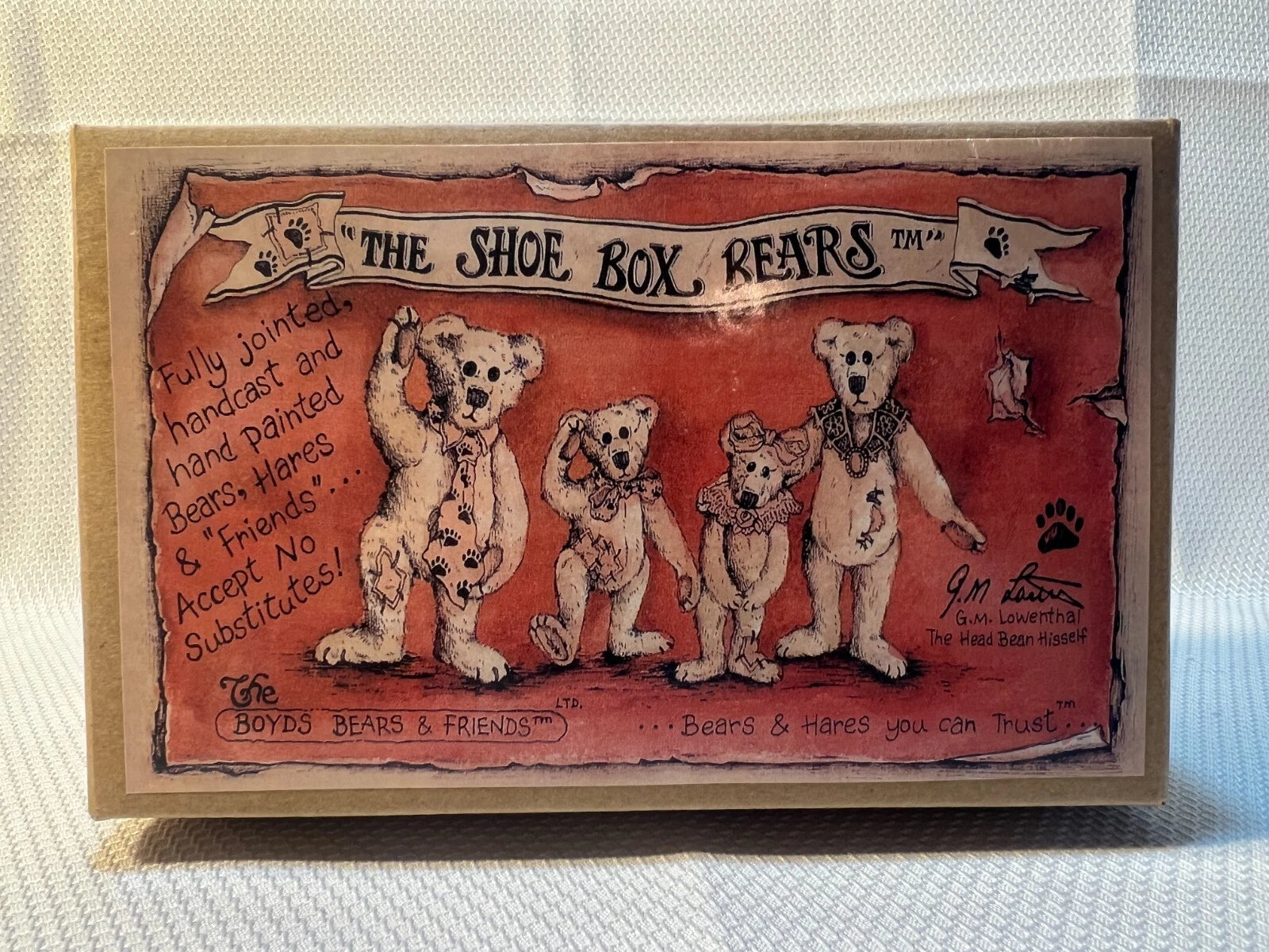 Boyds Shoebox Buzzby Q Bear 3256 image 2