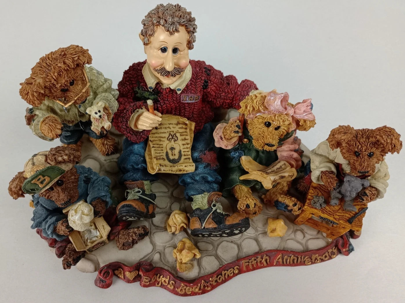 Boyds Bear Resin The Head Bean 227803 image 3