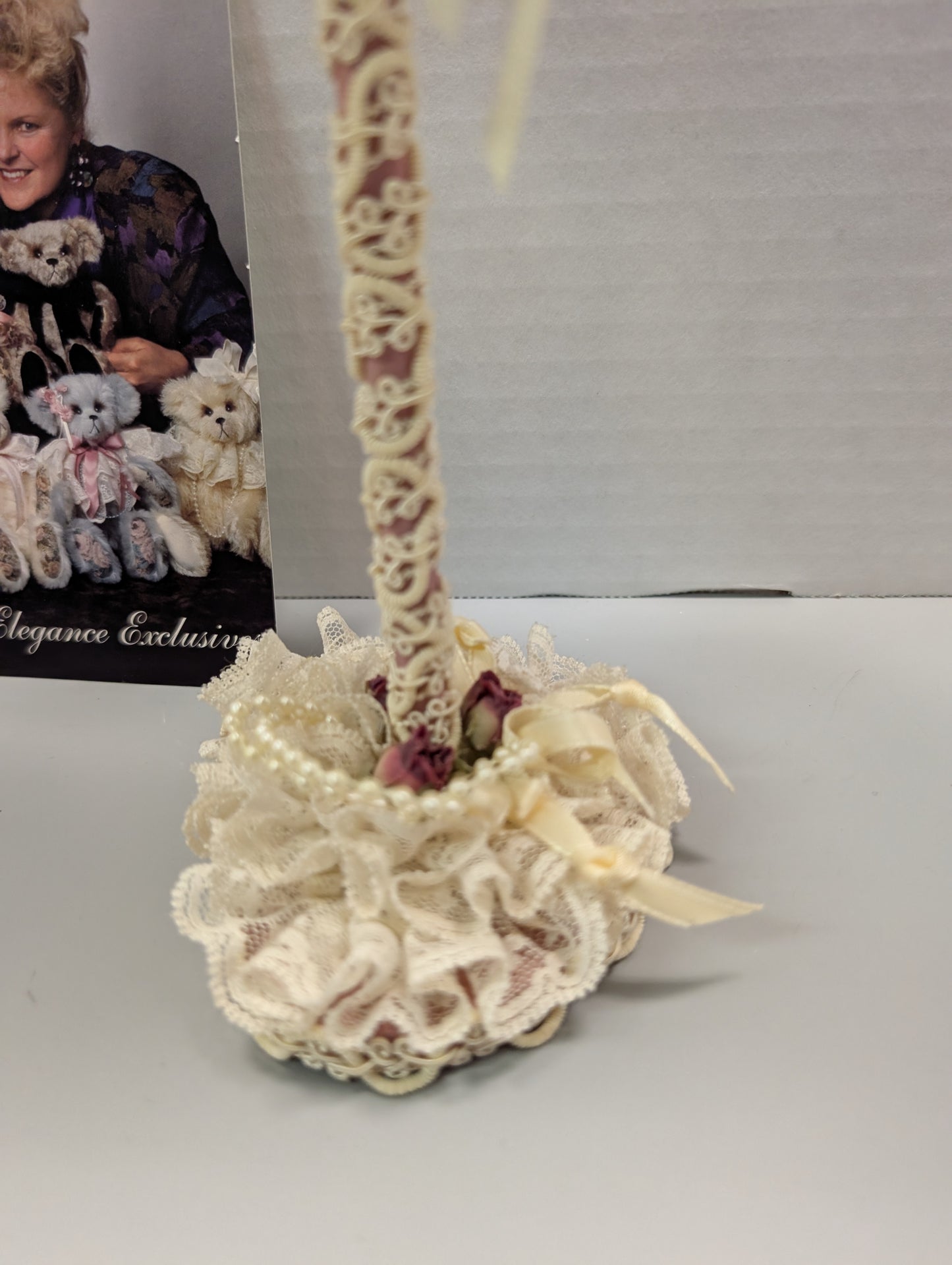 Artist Bear Elegance Original Designs Hat Stand and Hat 9.5 Inches image 10