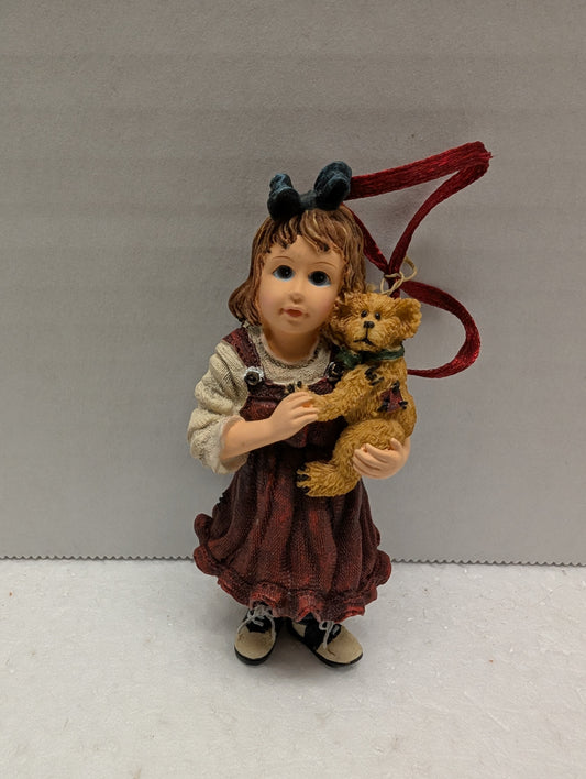Boyds Dollstone Ornament Samantha with Conner #25861 image 0
