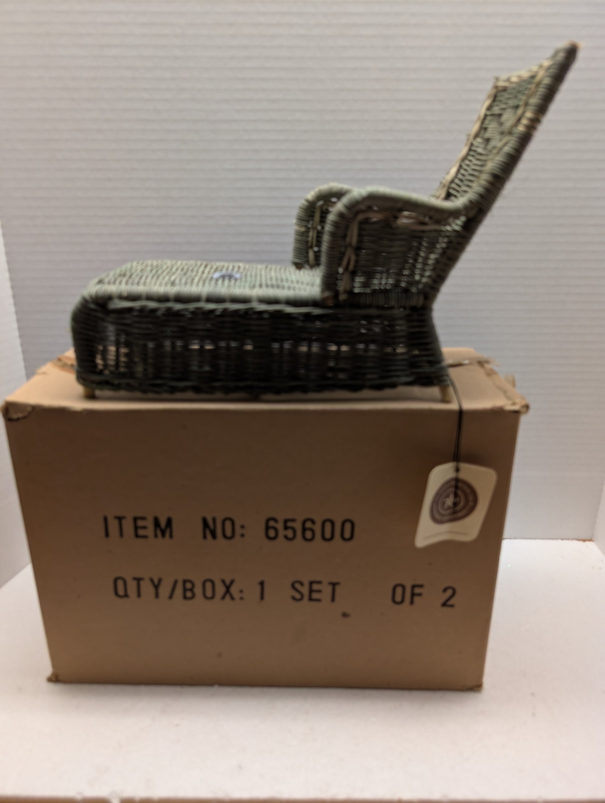 Boyds Accessories Katie's Wicker Lounge #65600 image 2