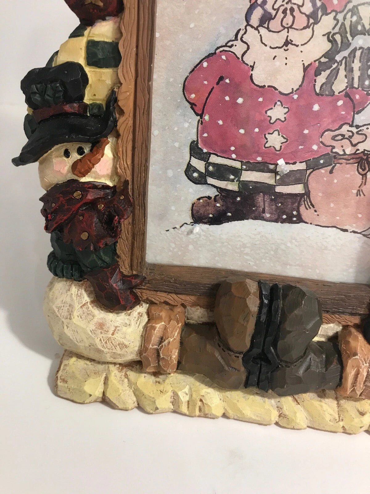 Boyds Frame Carver's Choice Santa's Frame Shop Frame 370300 image 1