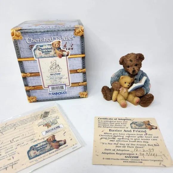 Cherished Teddies 644358F Baxter and Friend image 3