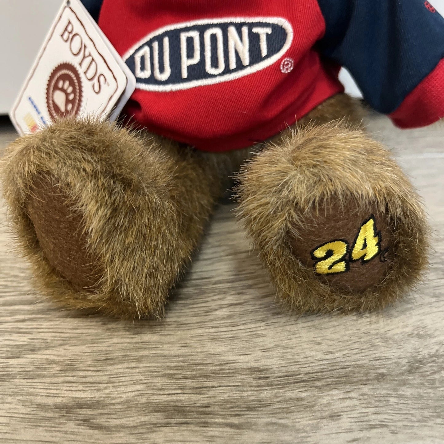 Boyds Bear Plush  Jeff Gordon #24 sweatshirt & cap  919402 image 2