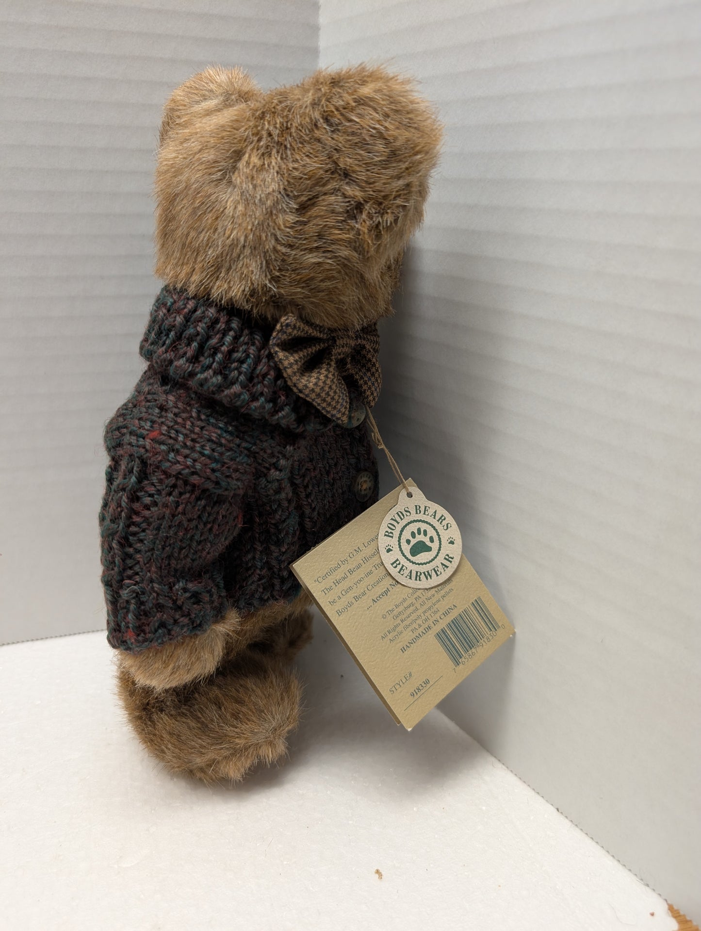 Boyds Bear Plush Mr Trumball #918330 image 1