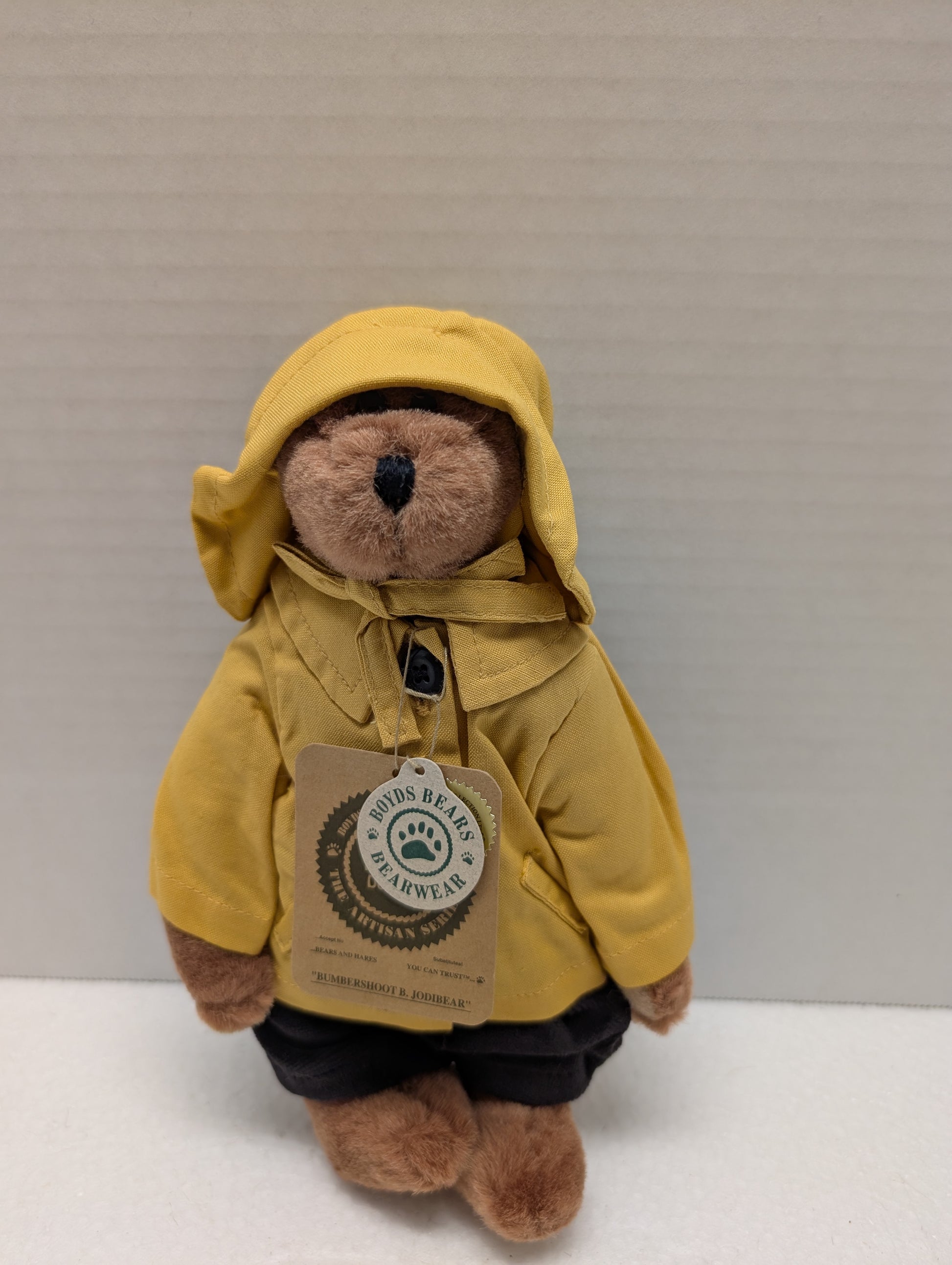 Boyds Bear Plush  Bumbershoot B Jodibear  92000-03 image 0