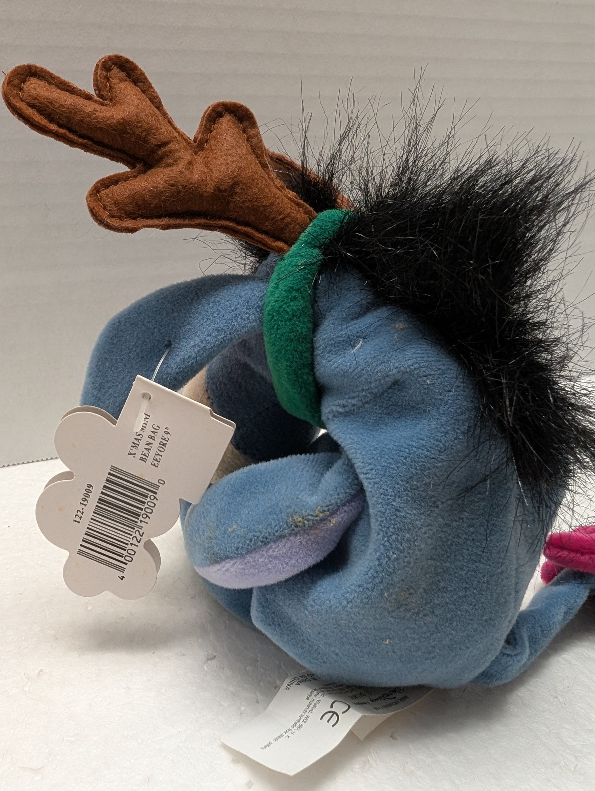 Disney Bean Bag X'mas Bean Bag Eeyore Reindeer image 0