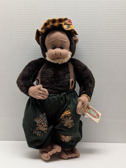 Ganz Cottage Collectibles Mango Monkey Yes/No tail mechanism. 17" CC0026 image 0