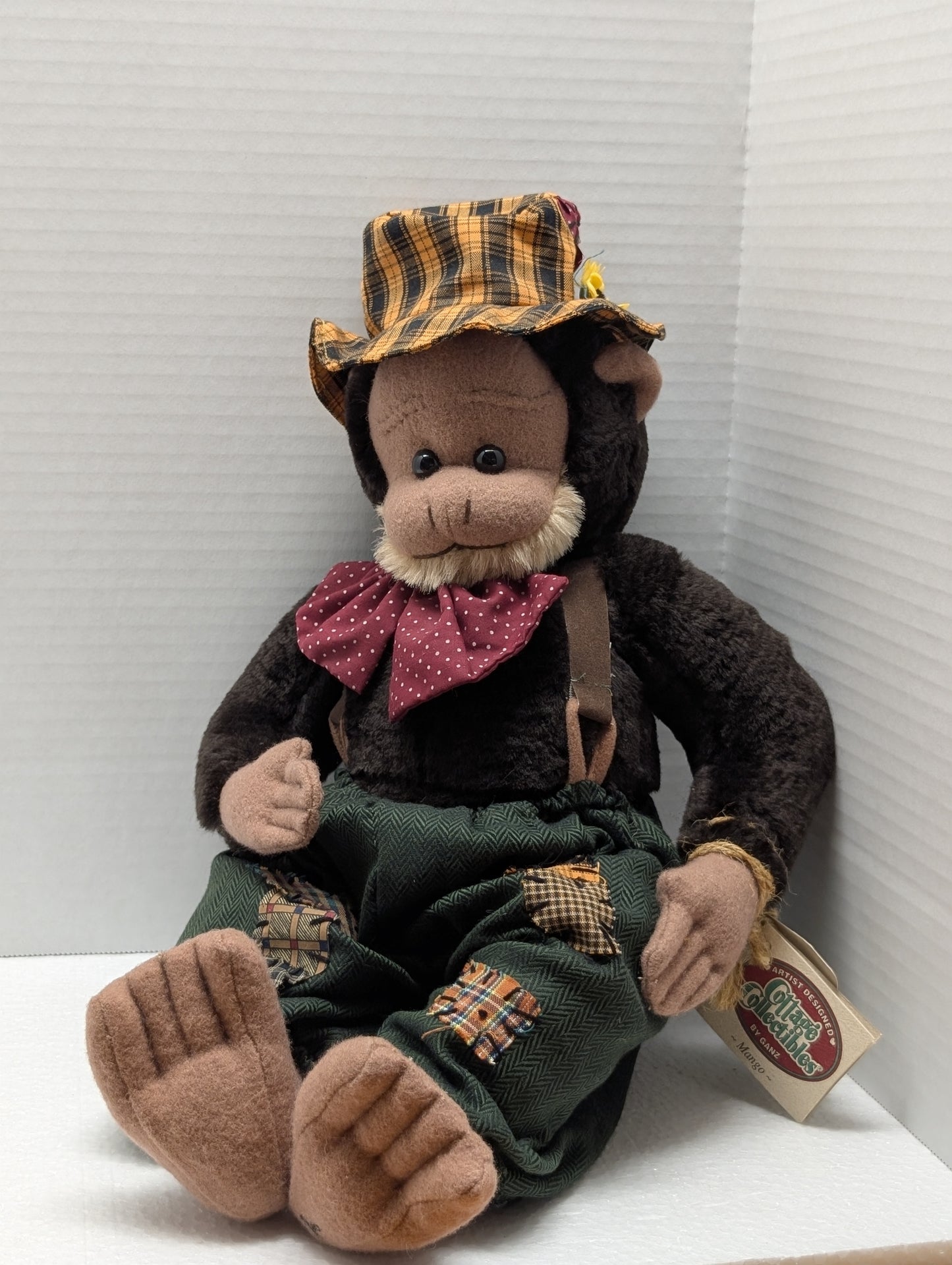 Ganz Cottage Collectibles Mango Monkey Yes/No tail mechanism. 17" CC0026 image 10