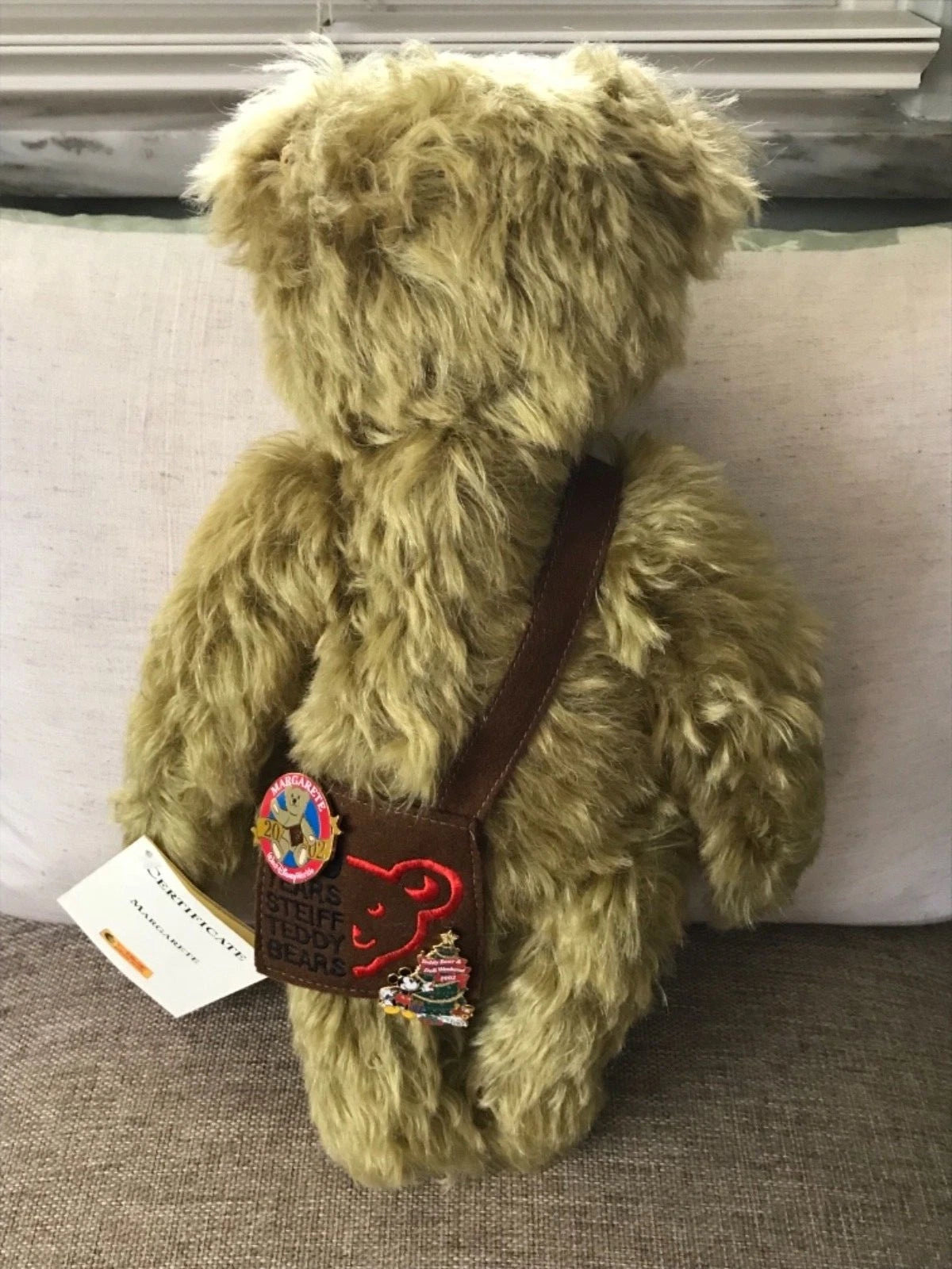 Steiff 2002 100 Years Steiff Teddy Bears 35cm LE1500 Bronze 680229 image 2