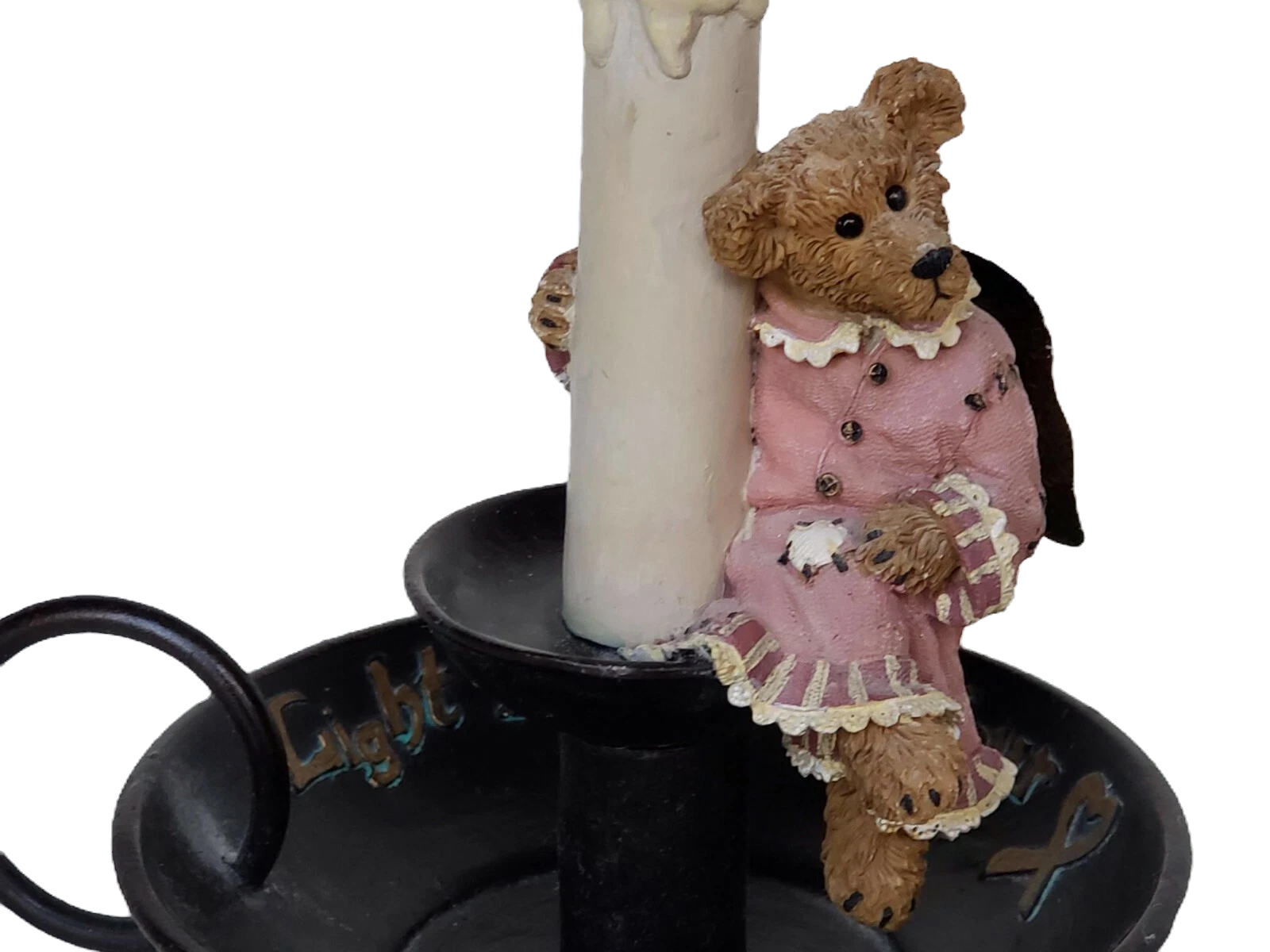 Boyds Bear Resin Susan Angelhope Candle Stick 27626 image 1