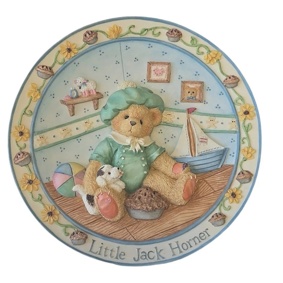 Cherished Teddies  Plate Little Jack Horner 151998 6.5 image 2