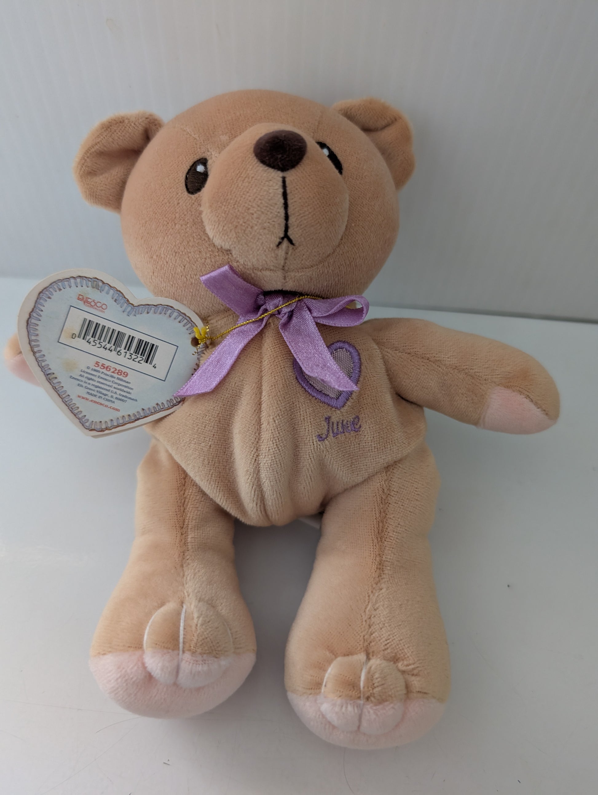 Cherished Teddies Bear of the Month June 556289 Lavender image 0