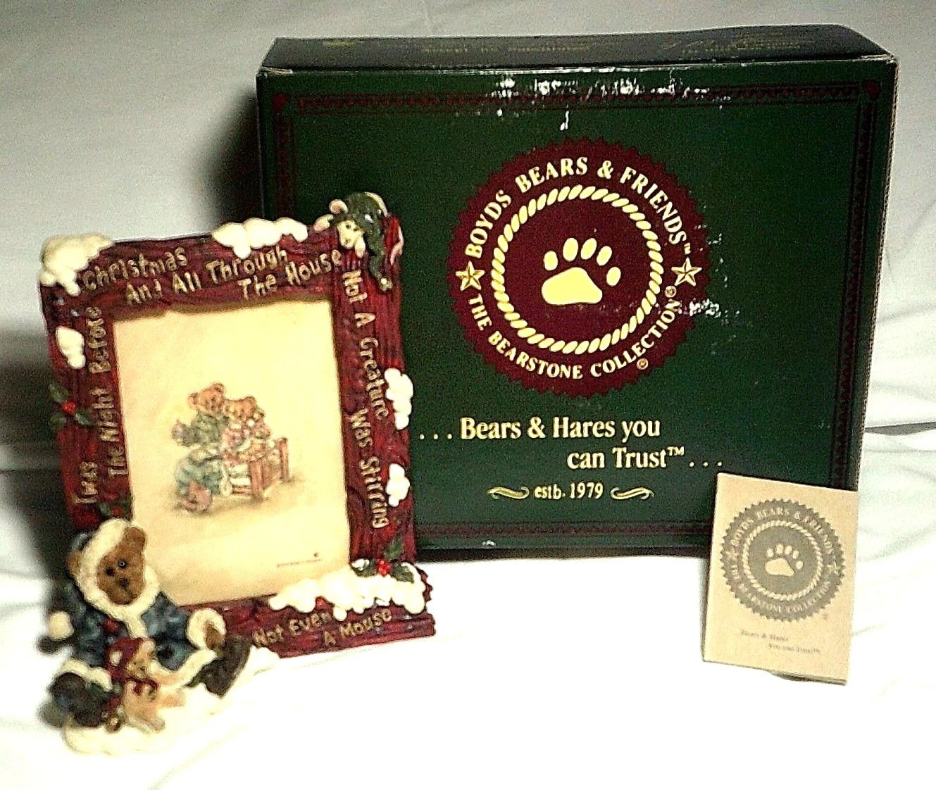 Boyds Frame BS Edmund the Night Before Christmas #27302 image 1