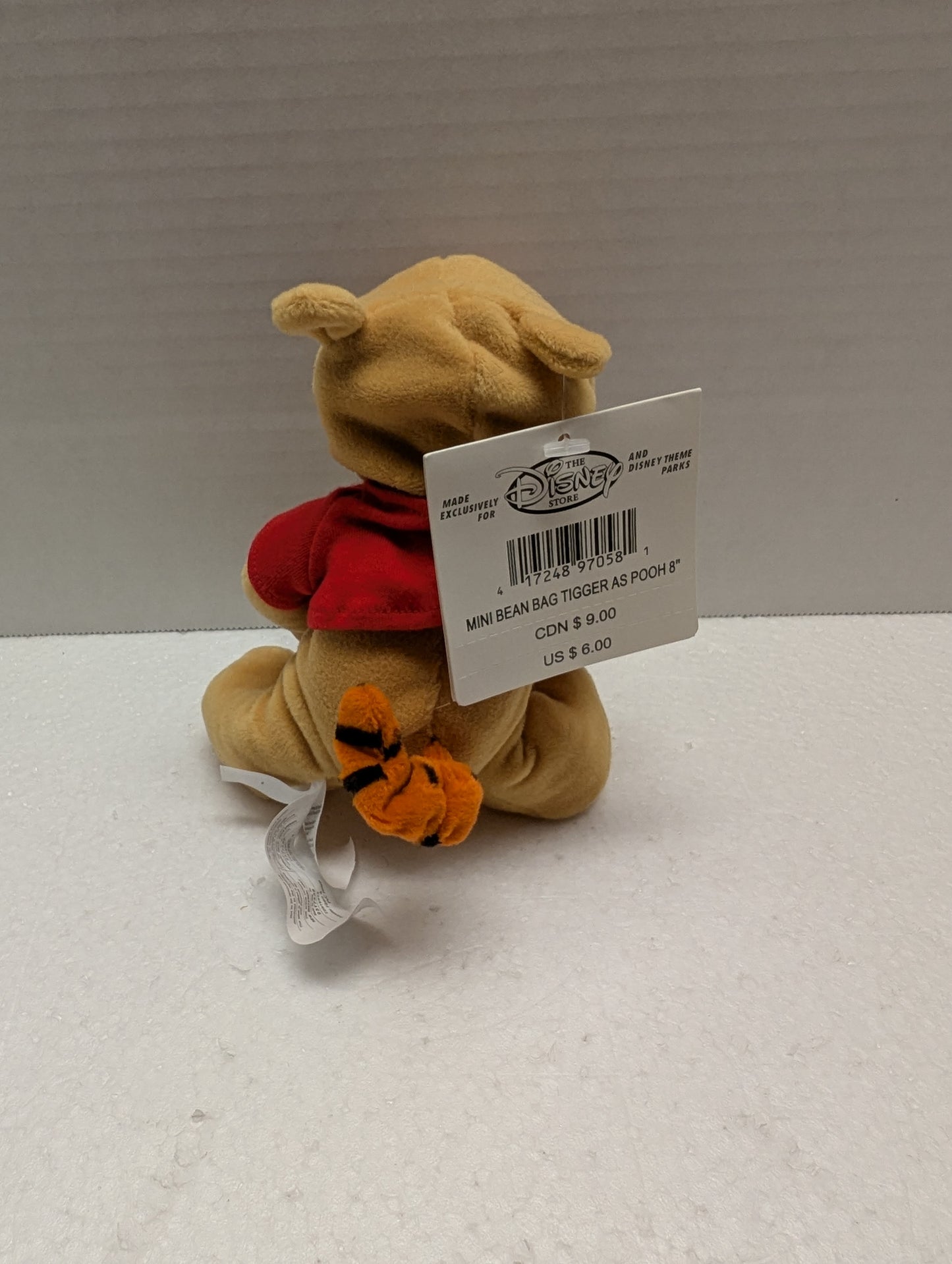 Disney Bean Bag Mini Tigger as Pooh 97058 image 1