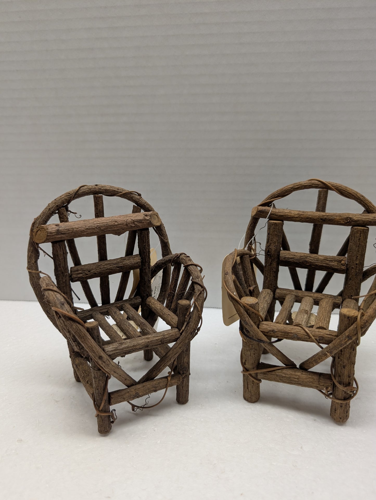 Boyds Mini Twig Chair Set of 2 #65531 image 5