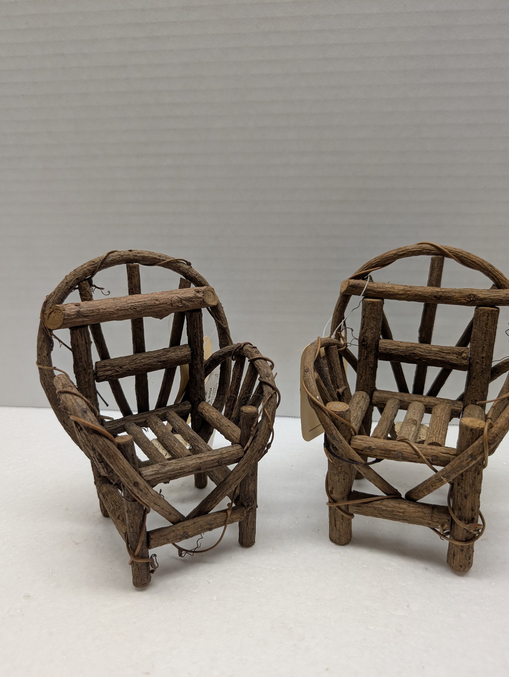 Boyds Mini Twig Chair Set of 2 #65531 image 5