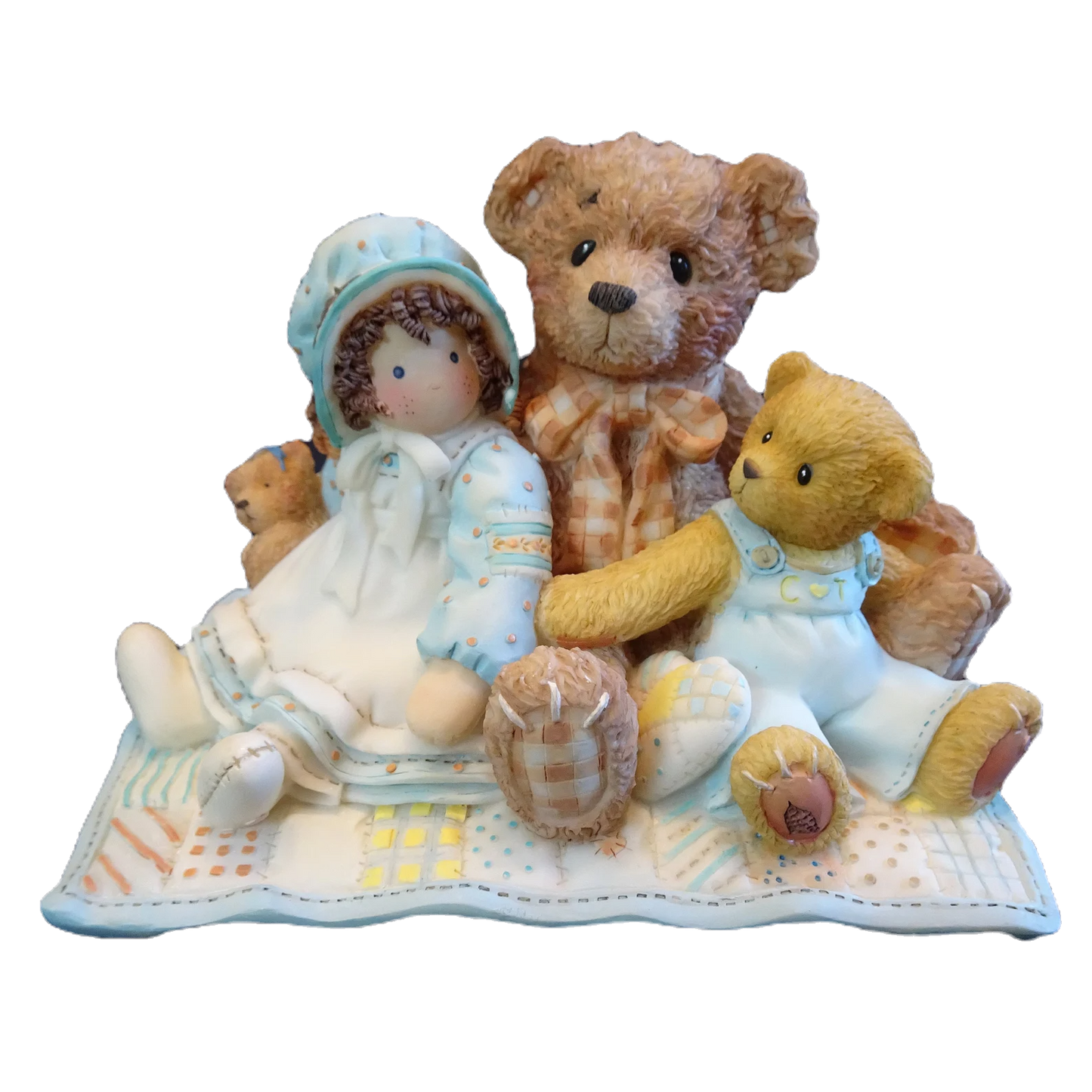 Cherished Teddies Elmer & Friends Friends Are The Thread Holds  Life Together image 0